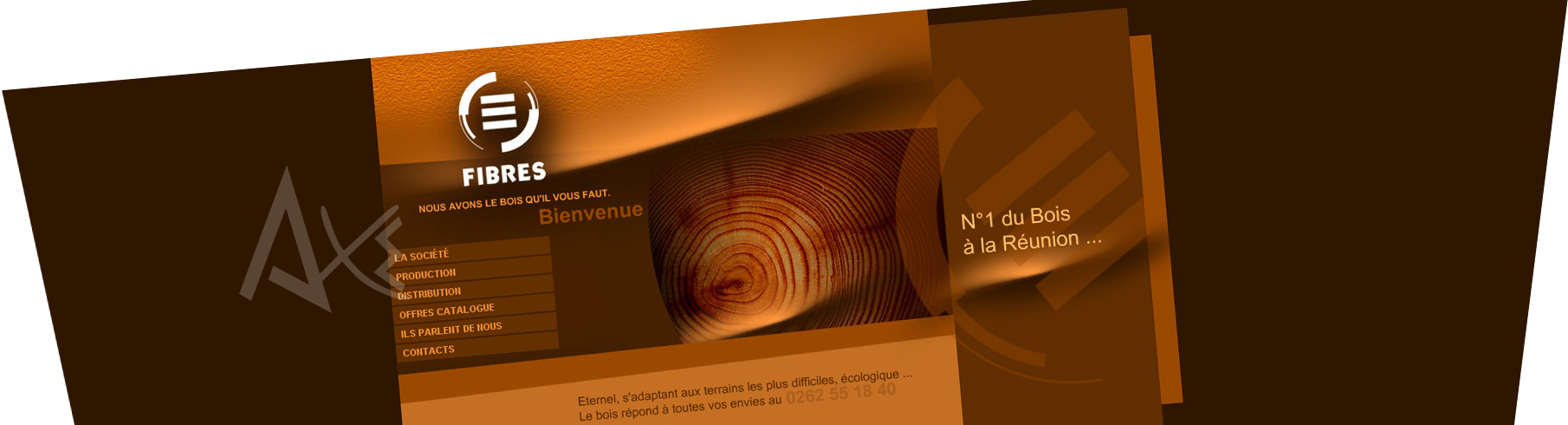 Fibres - AxeDesign SARL - Création, hébergement et référencement de sites Internet à la Réunion