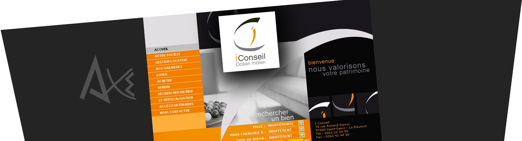 iConseil Océan Indien - AxeDesign SARL - Création, hébergement et référencement de sites Internet à la Réunion