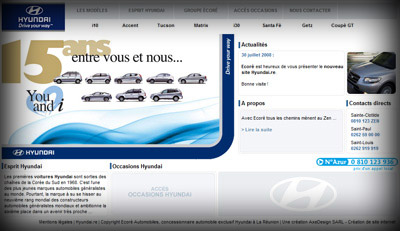 Accueil Hyundai Réunion (V2) - Axedesign - Création site Internet Réunion/Hébergement site Internet Réunion/Référencement site Internet Réunion