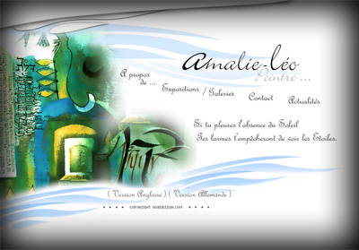 Accueil Amalie-Léo (Artiste) - Axedesign - Création site Internet Réunion/Hébergement site Internet Réunion/Référencement site Internet Réunion