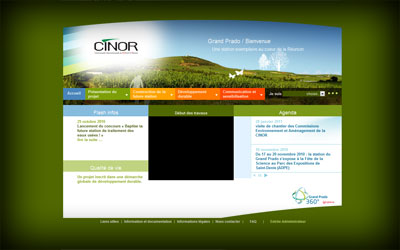 Accueil Grand Prado - Cinor - Axedesign - Création site Internet Réunion/Hébergement site Internet Réunion/Référencement site Internet Réunion