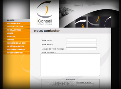 Autre visuel iConseil - Axedesign - Création site Internet Réunion/Hébergement site Internet Réunion/Référencement site Internet Réunion