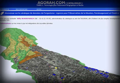 Autre visuel Agence pour l'observation de la R�union l'am�nagement  et l'habitat (AGORAH)   - Axedesign - Cr�ation site Internet R�union/H�bergement site Internet R�union/R�f�rencement site Internet R�union
