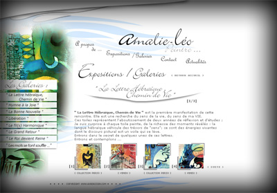 Page int�rieure Amalie-L�o (Artiste) - Axedesign - Cr�ation site Internet R�union/H�bergement site Internet R�union/R�f�rencement site Internet R�union