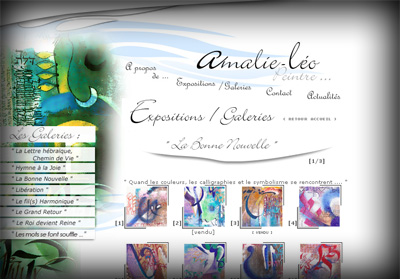Autre visuel Amalie-L�o (Artiste) - Axedesign - Cr�ation site Internet R�union/H�bergement site Internet R�union/R�f�rencement site Internet R�union
