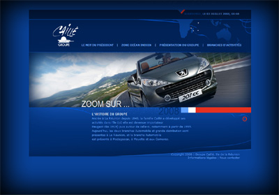 Accueil Groupe Caill� - Axedesign - Cr�ation site Internet R�union/H�bergement site Internet R�union/R�f�rencement site Internet R�union