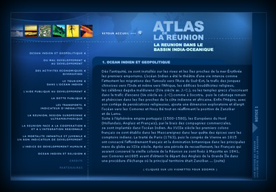 Page int�rieure CREGUR (Atlas de la R�union) - Axedesign - Cr�ation site Internet R�union/H�bergement site Internet R�union/R�f�rencement site Internet R�union