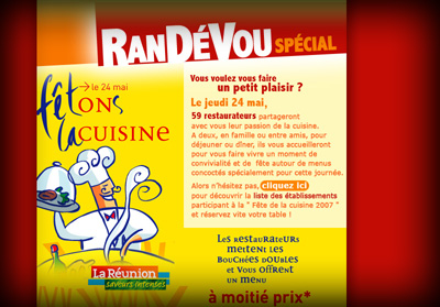 Page int�rieure Comit� du Tourisme de la R�union (2) - Axedesign - Cr�ation site Internet R�union/H�bergement site Internet R�union/R�f�rencement site Internet R�union