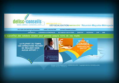 Accueil Defisc-Conseils - Axedesign - Cr�ation site Internet R�union/H�bergement site Internet R�union/R�f�rencement site Internet R�union