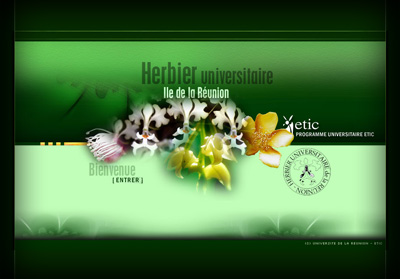 Accueil ETIC/Herbier Universitaire - Axedesign - Cr�ation site Internet R�union/H�bergement site Internet R�union/R�f�rencement site Internet R�union
