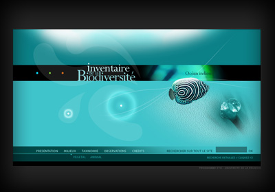 Accueil ETIC/Inventaire de la Biodiversit� - Axedesign - Cr�ation site Internet R�union/H�bergement site Internet R�union/R�f�rencement site Internet R�union
