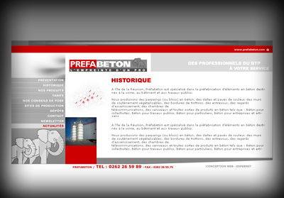 Autre visuel Anzemberg/Pr�fab�ton (pour Expernet) - Axedesign - Cr�ation site Internet R�union/H�bergement site Internet R�union/R�f�rencement site Internet R�union