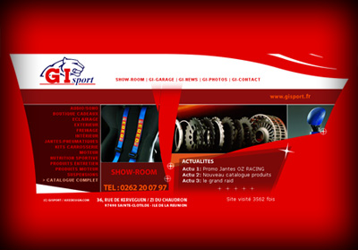 Accueil GI-Sport - Axedesign - Cr�ation site Internet R�union/H�bergement site Internet R�union/R�f�rencement site Internet R�union