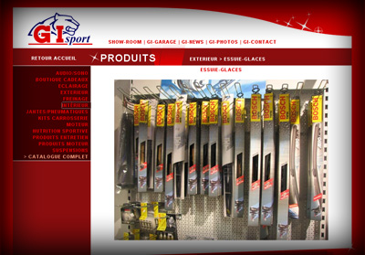 Page int�rieure GI-Sport - Axedesign - Cr�ation site Internet R�union/H�bergement site Internet R�union/R�f�rencement site Internet R�union