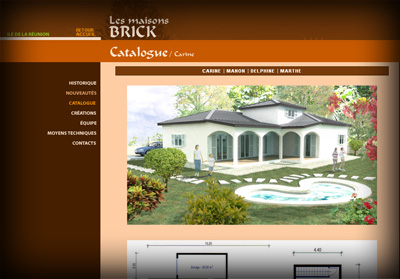 Autre visuel Les Maisons Brick - Axedesign - Cr�ation site Internet R�union/H�bergement site Internet R�union/R�f�rencement site Internet R�union