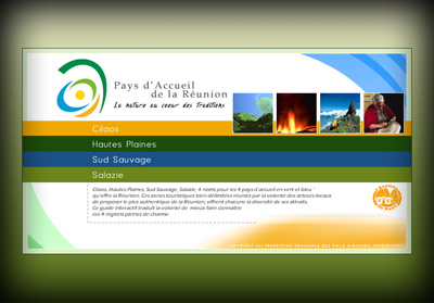 Accueil Pays d'Accueil de La R�union - Axedesign - Cr�ation site Internet R�union/H�bergement site Internet R�union/R�f�rencement site Internet R�union