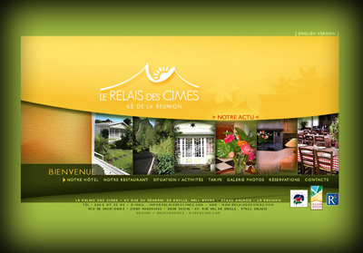 Accueil Le Relais des Cimes - Axedesign - Cr�ation site Internet R�union/H�bergement site Internet R�union/R�f�rencement site Internet R�union