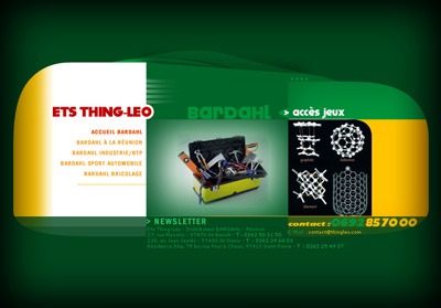 Page int�rieure Ets Thing-Leo - Axedesign - Cr�ation site Internet R�union/H�bergement site Internet R�union/R�f�rencement site Internet R�union