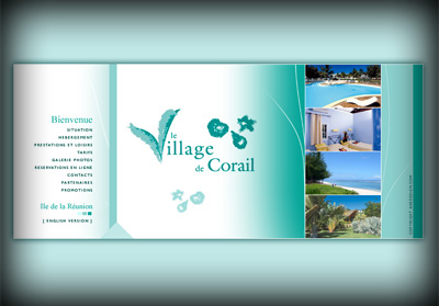 Accueil Le Village de Corail - Axedesign - Cr�ation site Internet R�union/H�bergement site Internet R�union/R�f�rencement site Internet R�union